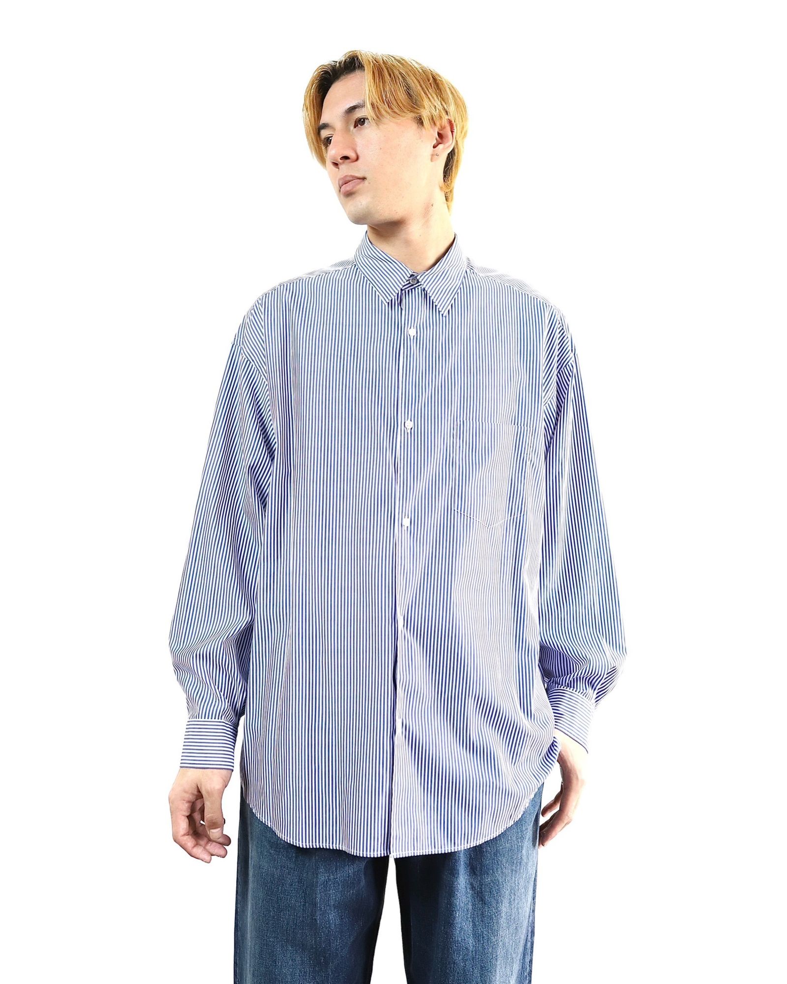 Graphpaper 24SS 新作Broad L/S Oversized Regular Collar Shirt style 2024.2.26