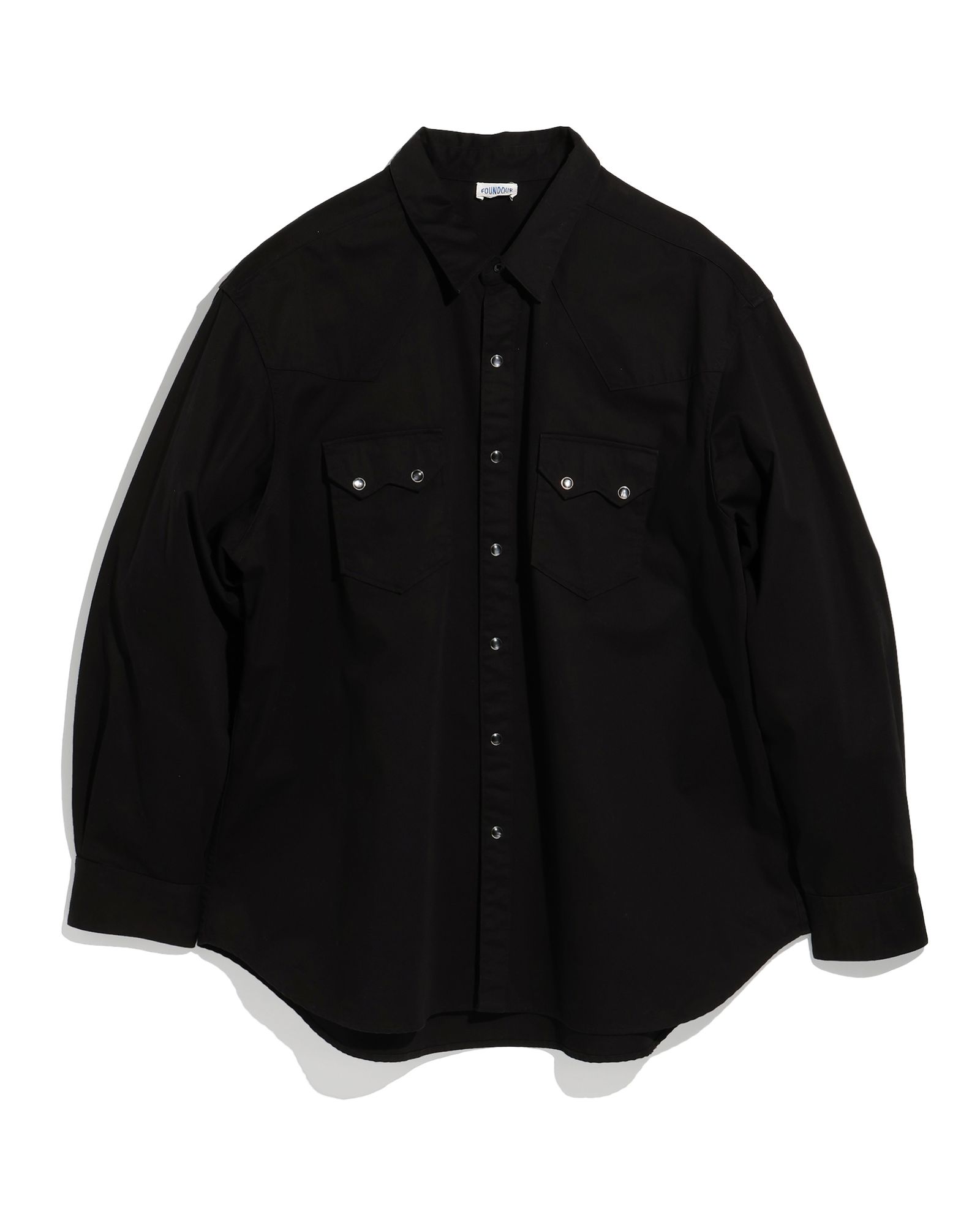 ファウンダ 25SS WESTERN SHIRT(015D251004)BLACK