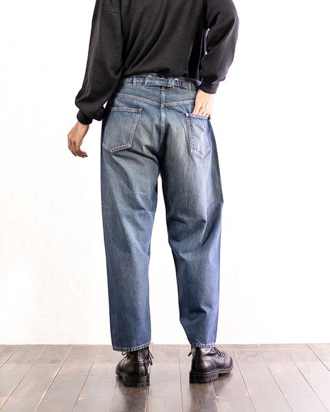 A.PRESSE Washed Wide Denim Pants(INDIGO) 8月10日(土)新作発売！