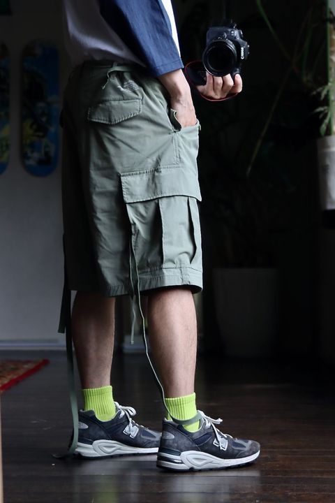 FreshService MICRO TYPEWRITER CARGO SHORTSスタイル