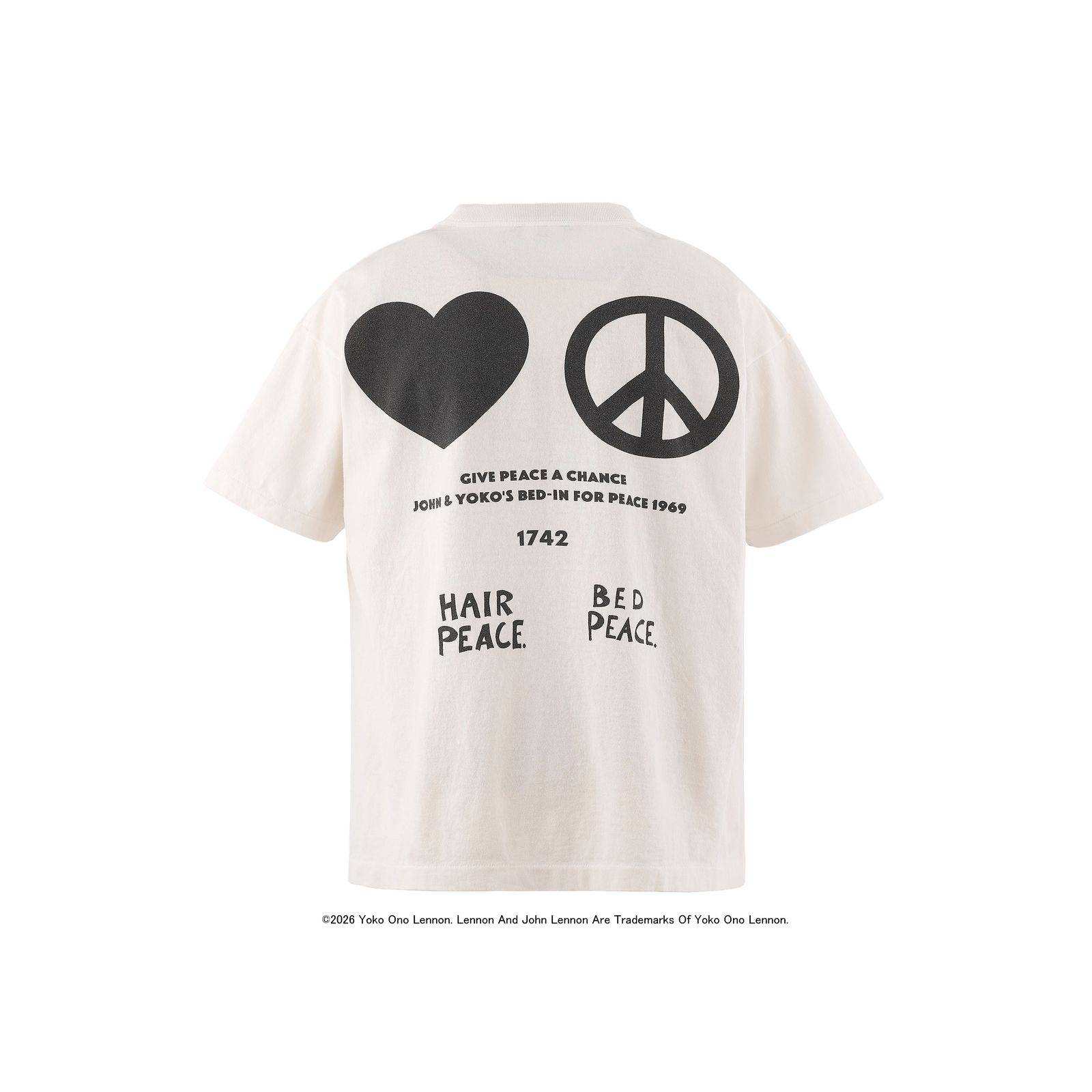 セントマイケル 26SS JL_SS T-SHIRT/IMAGINE PEACE(SM-MK8-0000-C27)WHITE☆3月20日(金)発売！