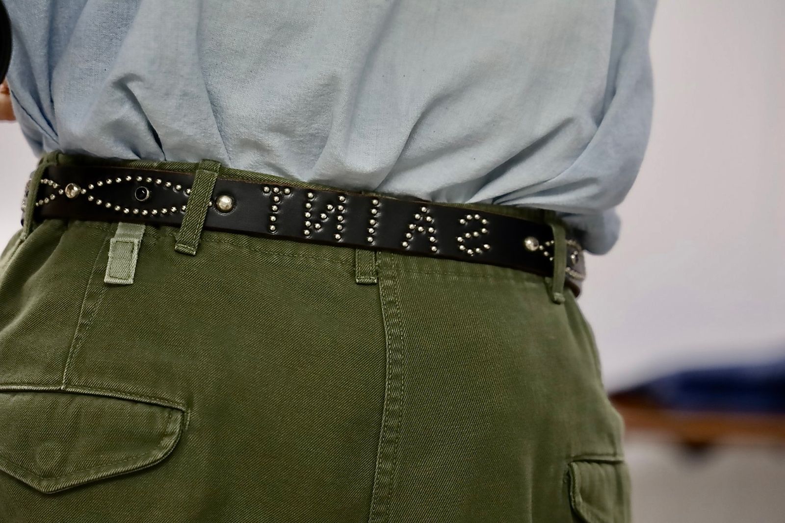 セントマイケル 26SS BLACK STONE HTC_BELT NARROW(SM-MK8-0000-C64)BLACK☆5月16日(土)発売！