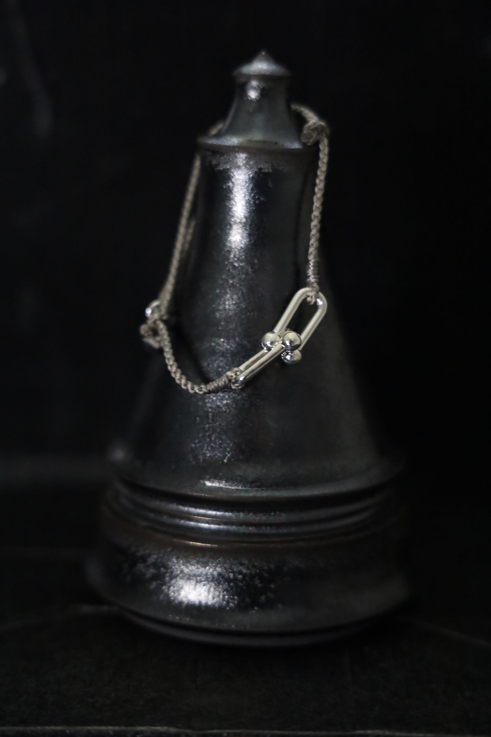 XOLO JEWELRY ショロジュエリー / Homage Link Silk Code Bracelet (GRAY)☆6月17日再入荷！