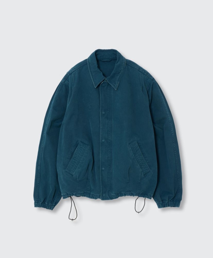 YOKE 26FW Garment-Dye Ballon Silhouette Blouson(YK26FW01336B)Peacock green★8月8日(土)発売！
