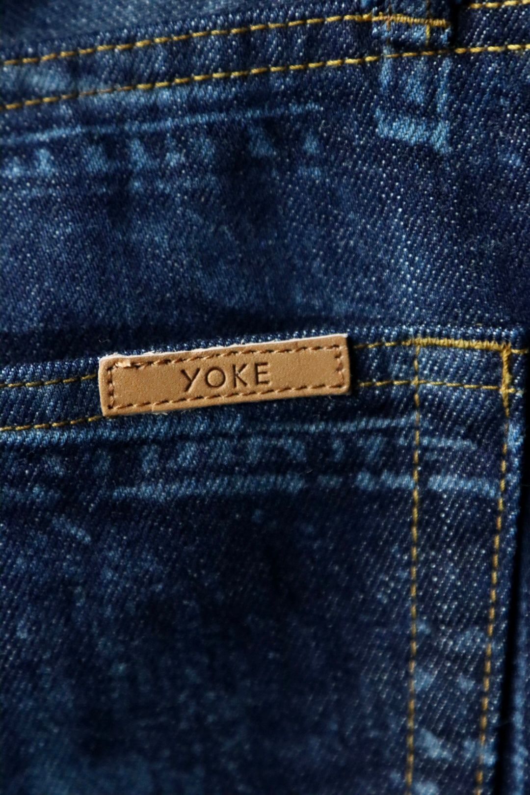 YOKE - ヨーク23SSデニム LASER PROCESSED 5P STRAIGHT DENIM