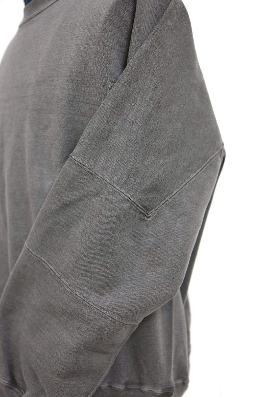 blurhms ブラームス 26SS Light Sweat Panel P/O(BHS26S032)Black pigment over dye☆1月23日(金)新作発売！