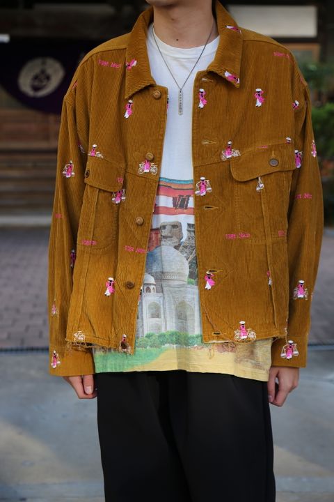 doublet VETNAM EMBROIDERY COURDUROY JACKET"YELLOW"Style.2020.9.20.