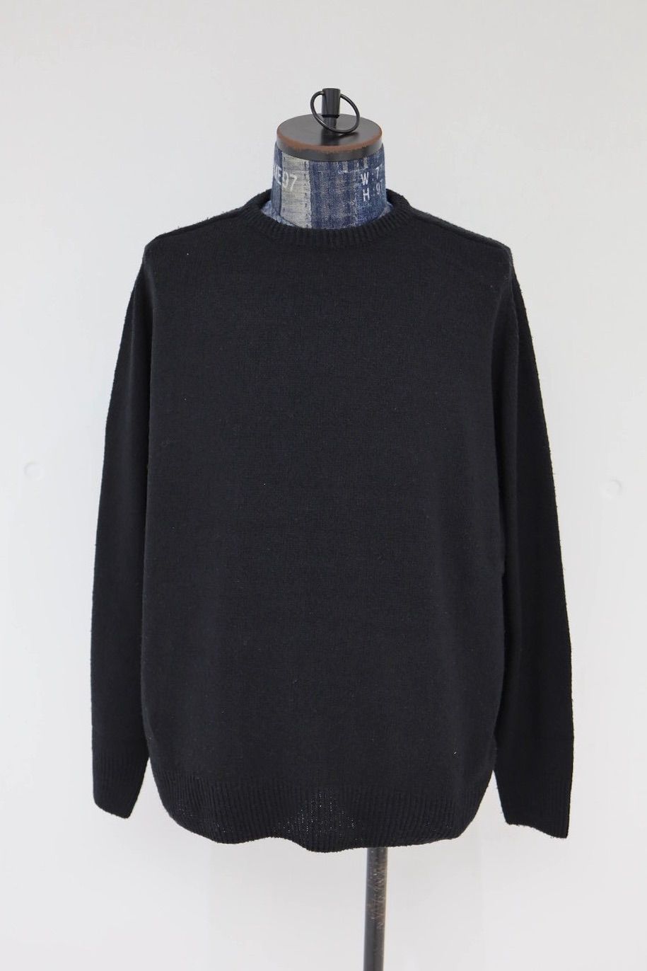 アプレッセ 2026 STYLE1 Washed Silk Nep Crew Neck Sweater(26SAP-03-07)BLACK☆1月10日(土)発売！