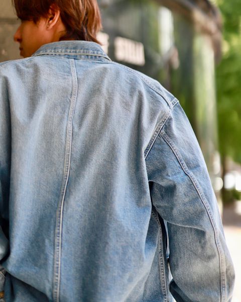 blurhms 23FW 13.5oz Selvage Denim Coverallスタイル