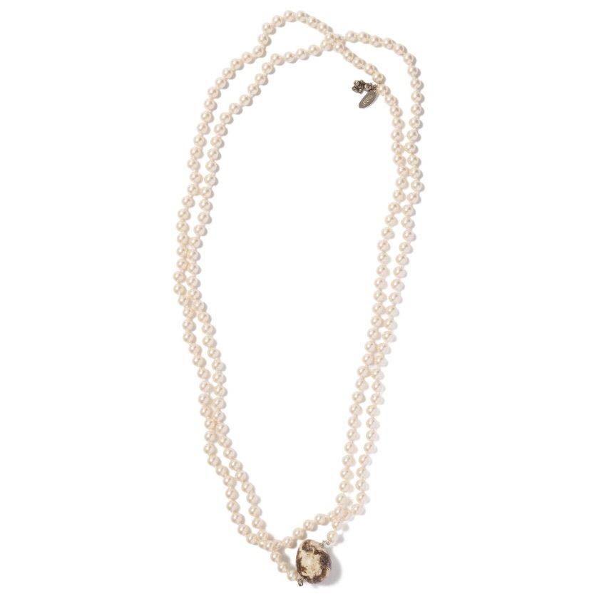 doublet ダブレット26SS FOOD SAMPLE PEARL NECKLACE (26SS83AC43) EGG★1月17日(土)11:00発売！