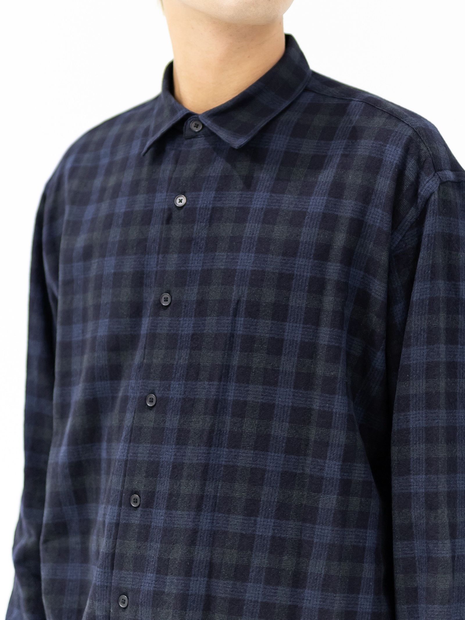 A.PRESSE Wool Regular Collar Shirt☆9月19日(土)新作発売！