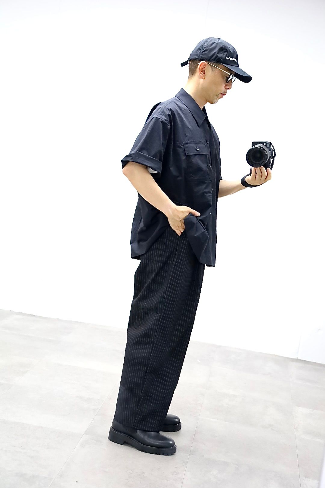 フレッシュサービス 26SS CORPORATE WIDE EASY PANTS(FSC262-40014B)BLACK STRIPE☆5月30日(土)発売！