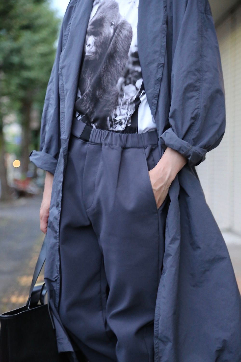 XXL/CAMPIONE SHOP COAT/BLACK/ショップコート-