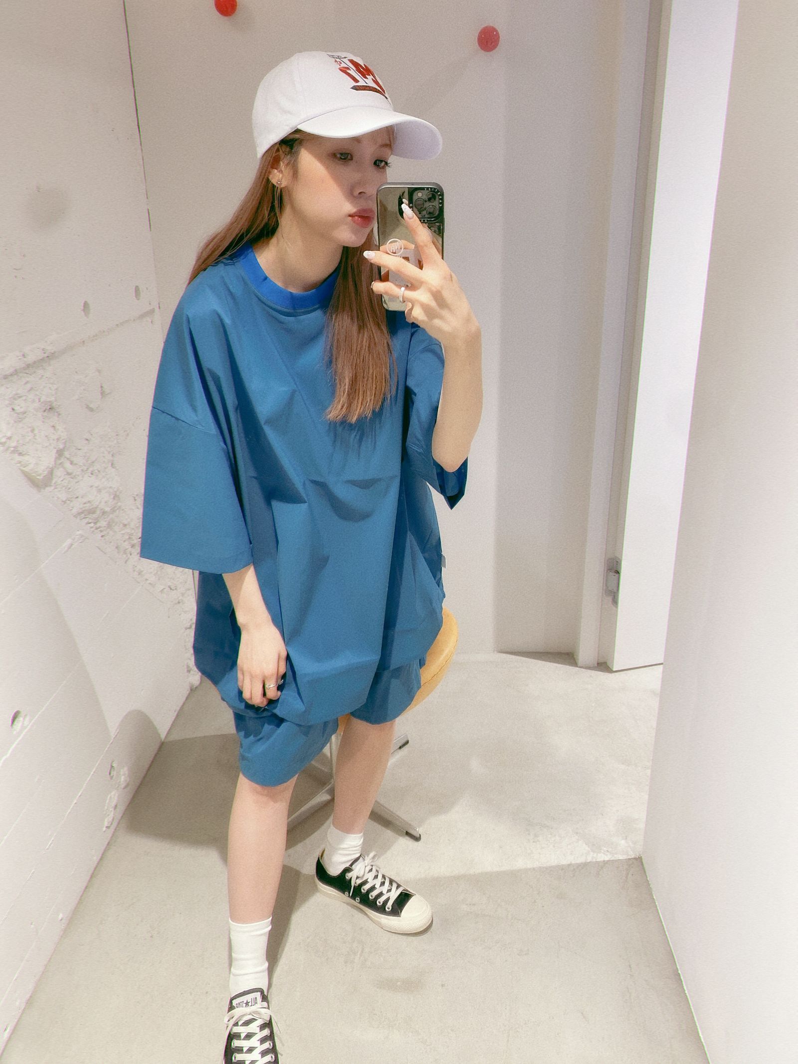 S.F.C 24SS エスエフシー BIG NYLON ROUND SS TEE (SFCSS24S06)Blue☆3月30日(土)発売！