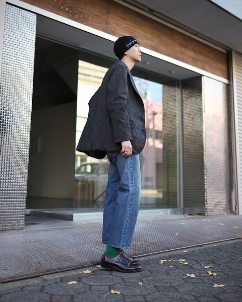 A.PRESSE アプレッセ 2024 Style1 Washed Denim Pantsスタイル