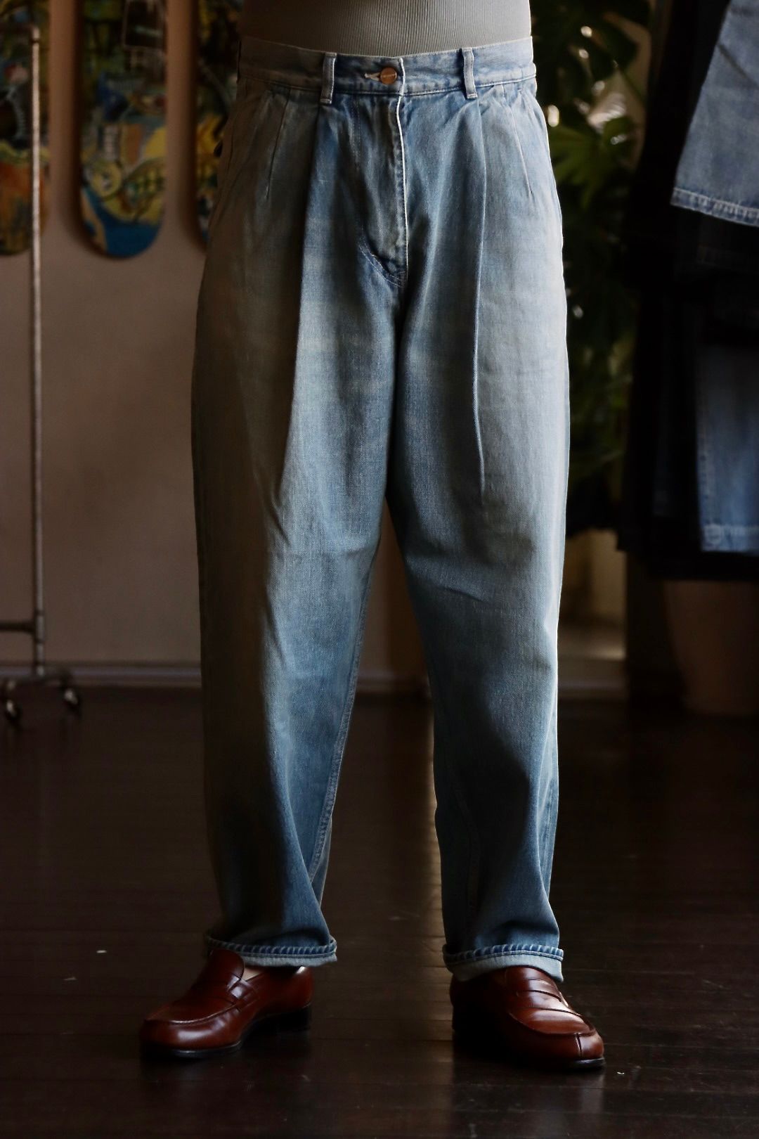Graphpaper - グラフペーパー23SS Selvage Denim Two Tuck Tapered