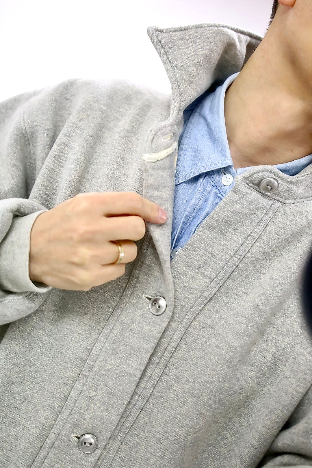 アプレッセ 2026 STYLE1 Vintage Sweat Cardigan(26SAP-05-14)GRAY☆12月13日(土)発売！