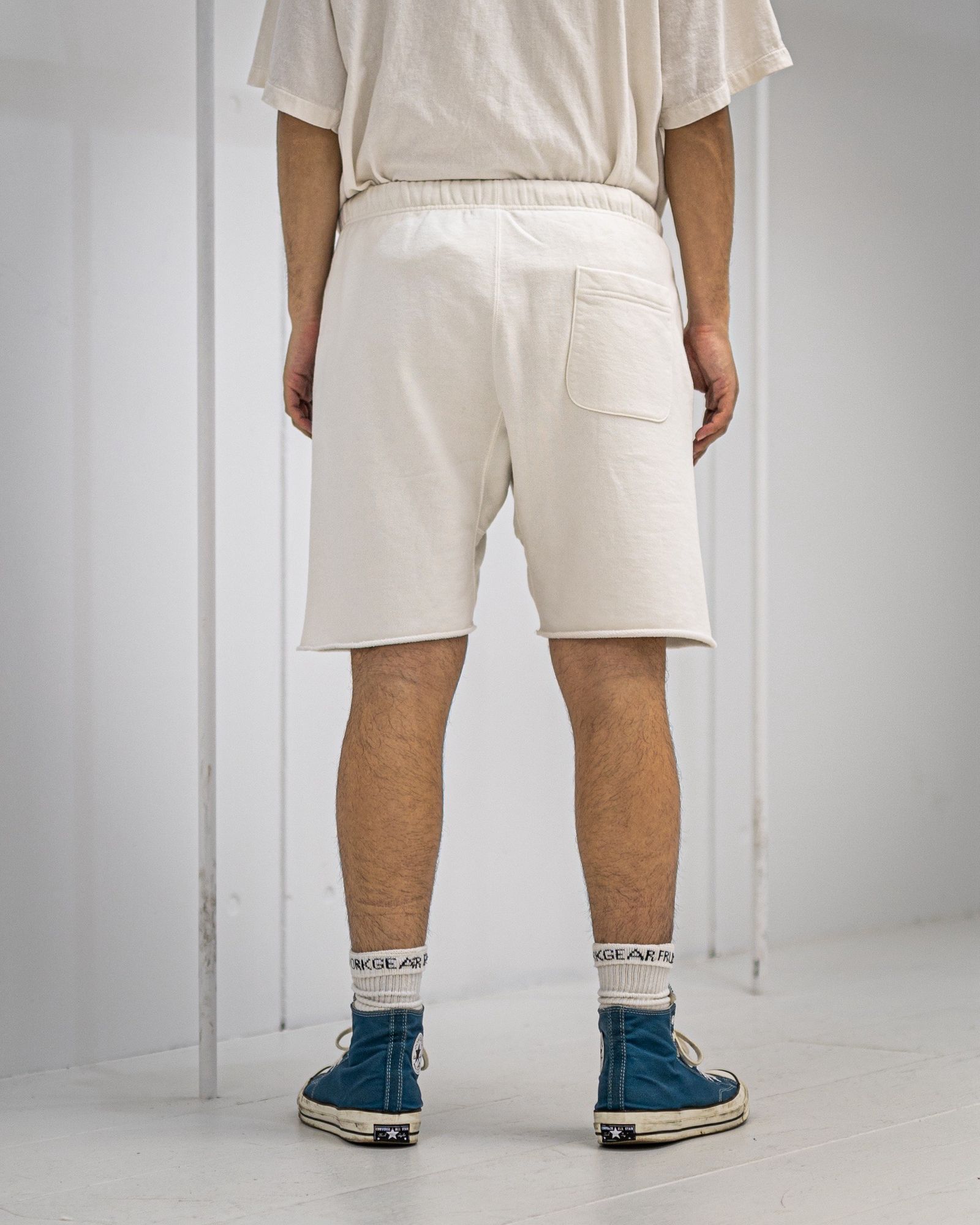 セントマイケル 26SS I LOVE SAINT/SWEAT SHORTS(SM-MK8-0000-067)WHITE