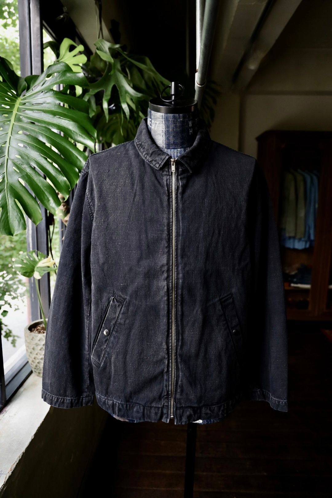 Silk Hemp French Air Force Pilot Jacket(24AAP-01-32H)BLACK7月27日(土)発売！
