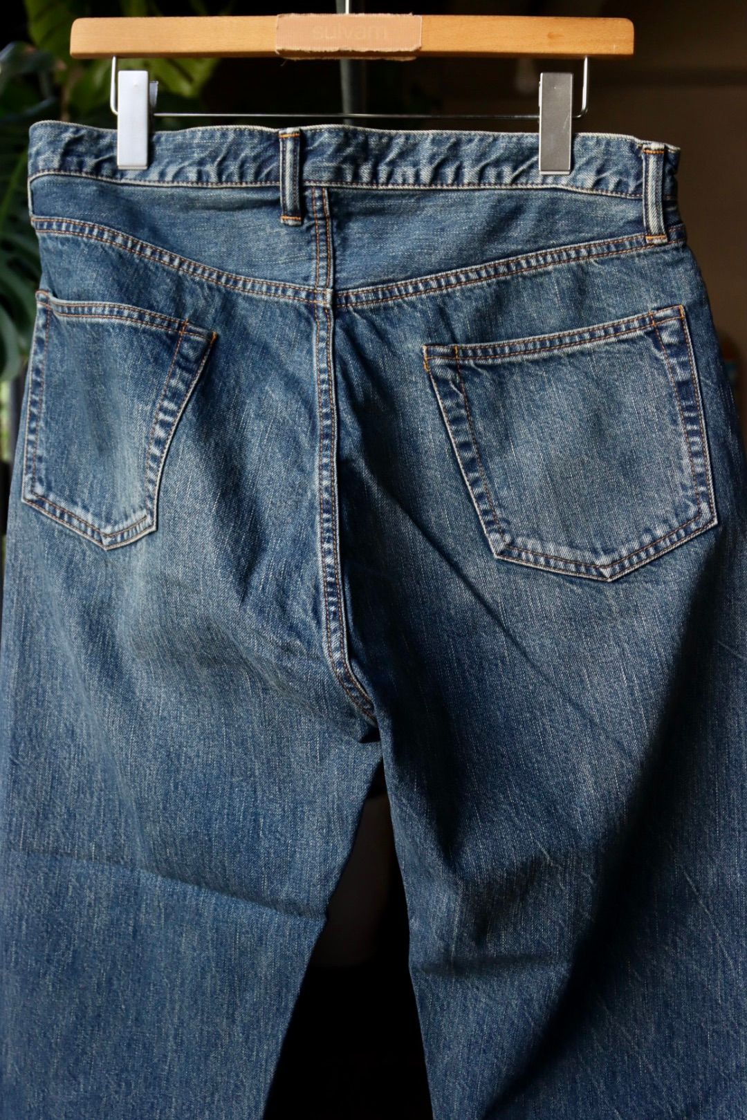 A.PRESSE - アプレッセ23AW Washed Denim Wide Pants(23AAP-04-07H