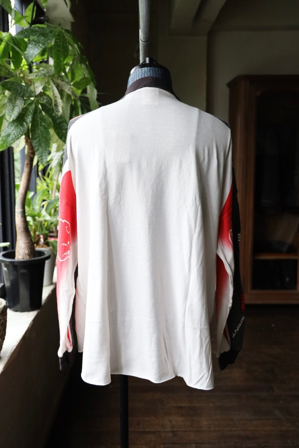 セントマイケル TシャツMORTOR CYCLE LS TEE(SM-HR1-0000-039)WHITE★9月27日(土)発売！