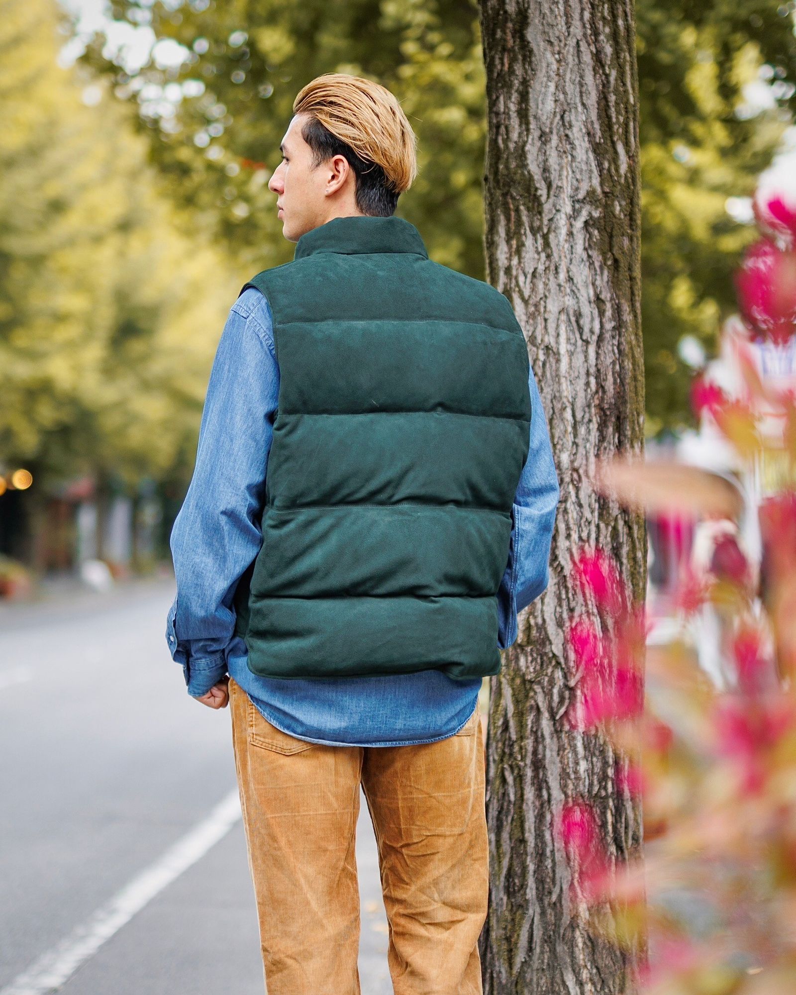 a.presse_ 2024 STYLE2 Suede Down Vest