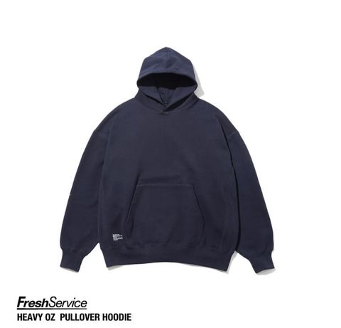 フレッシュサービス HEAVY OZ  PULLOVER HOODIE(FSC244-70161)NAVY