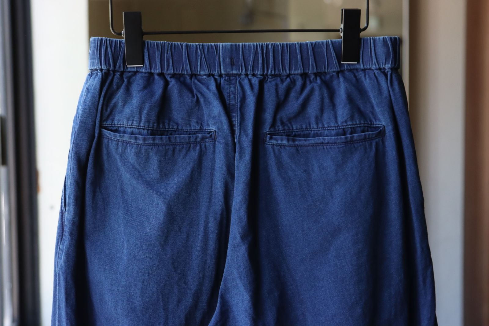グラフペーパー SIDOGRAS Indigo Poplin Track Pants(GM252-40047)DARK FADE☆8月2日(土)発売！
