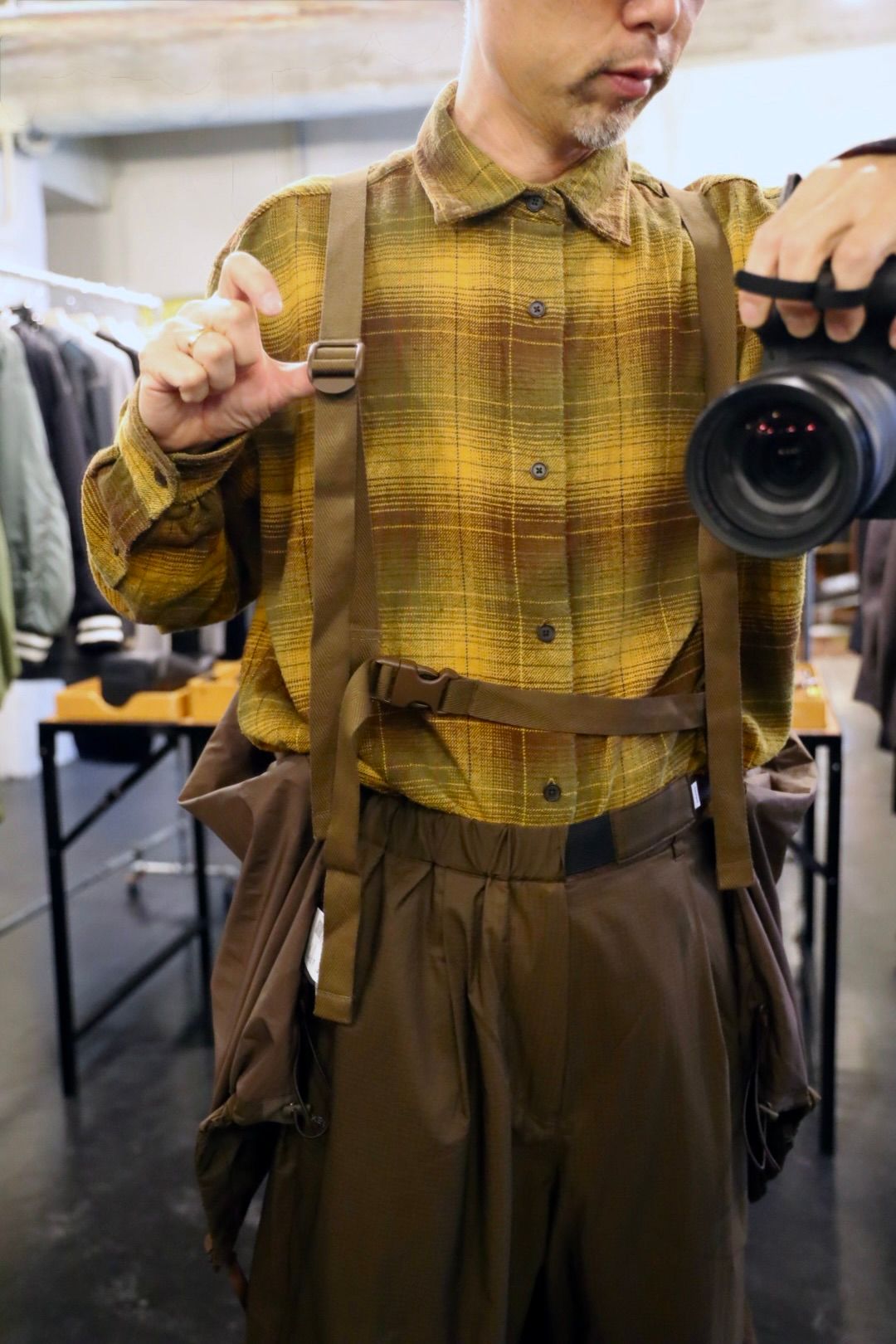 Graphpaper PERTEX® QUANTUM AIR Light Thermo Blouson"BROWN"スタイル2026.9.27.