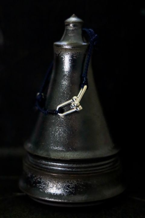 XOLO JEWELRY ショロジュエリー / Homage Link Silk Code Bracelet (NAVY)☆6月17日再入荷！