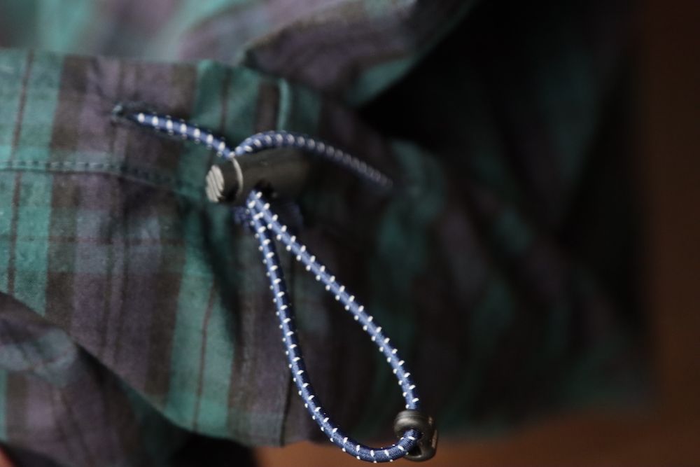 イズネス22SS BALLOON WIDE SHIRT(1022SSSH03)BLACK WATCH