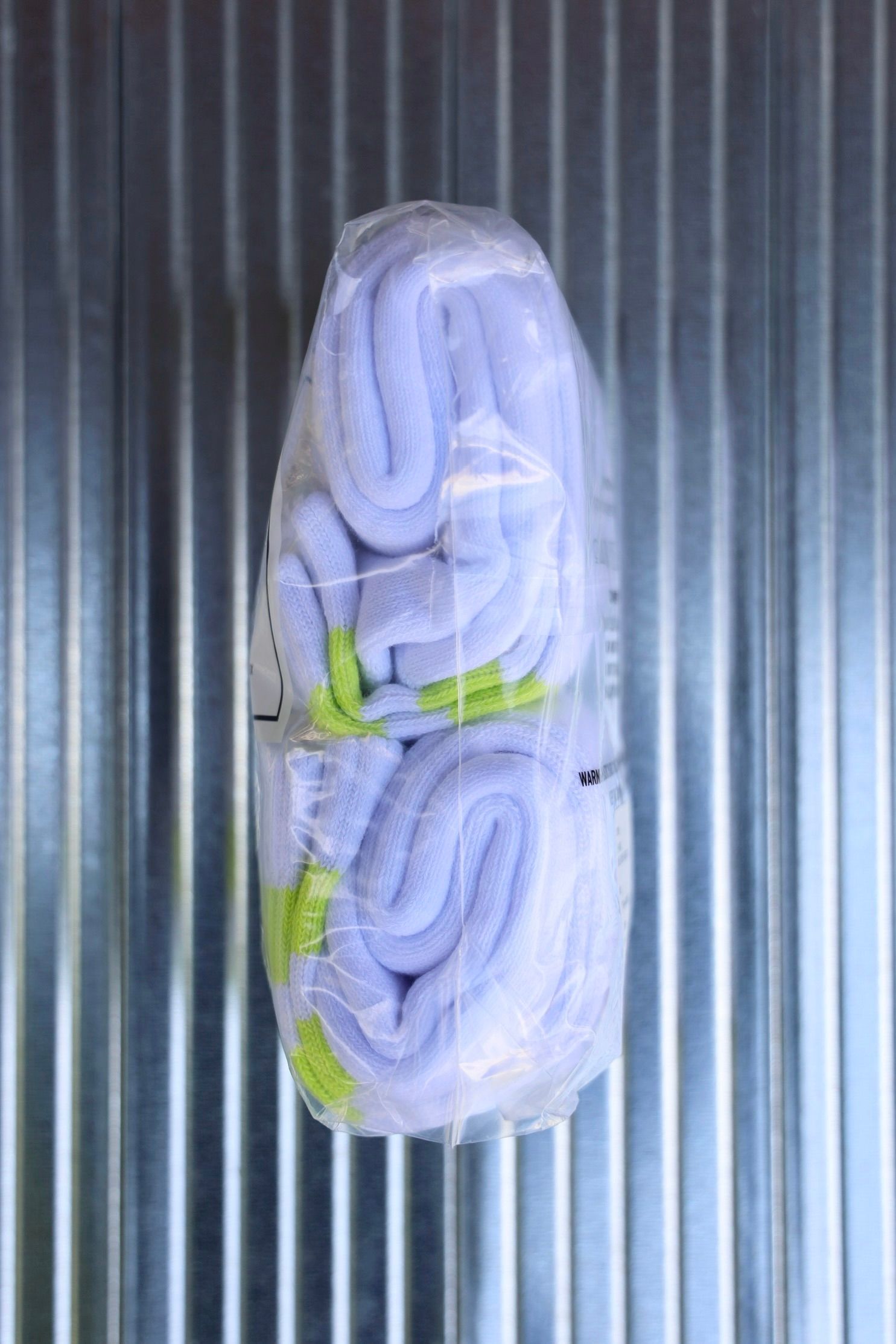 フレッシュサービスソックス 2-PACK LINE CREW SOCKS (YELLOW)