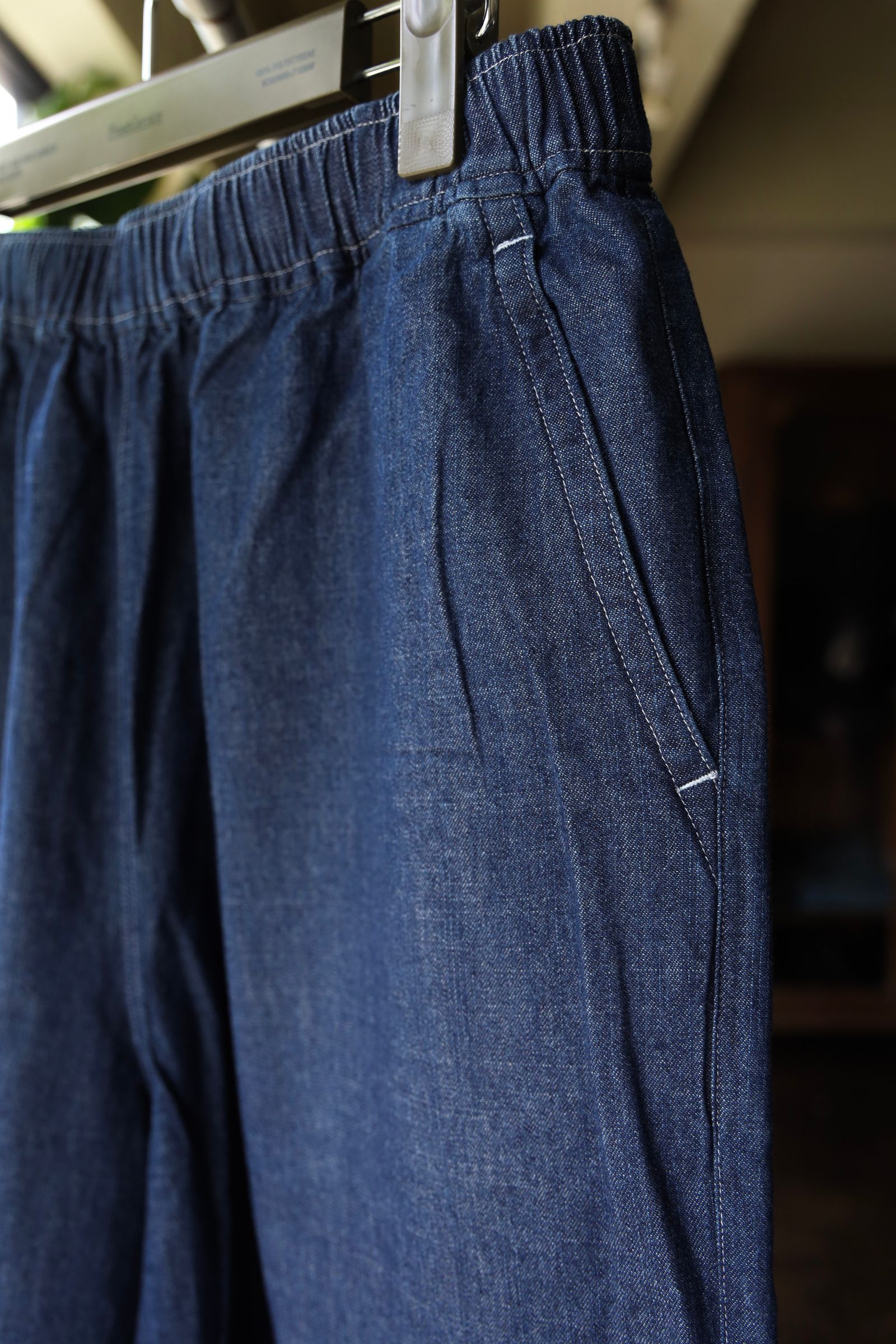 フレッシュサービス LIGHT DENIM EASY SHORTS (FSC252-40047)DARK FADE