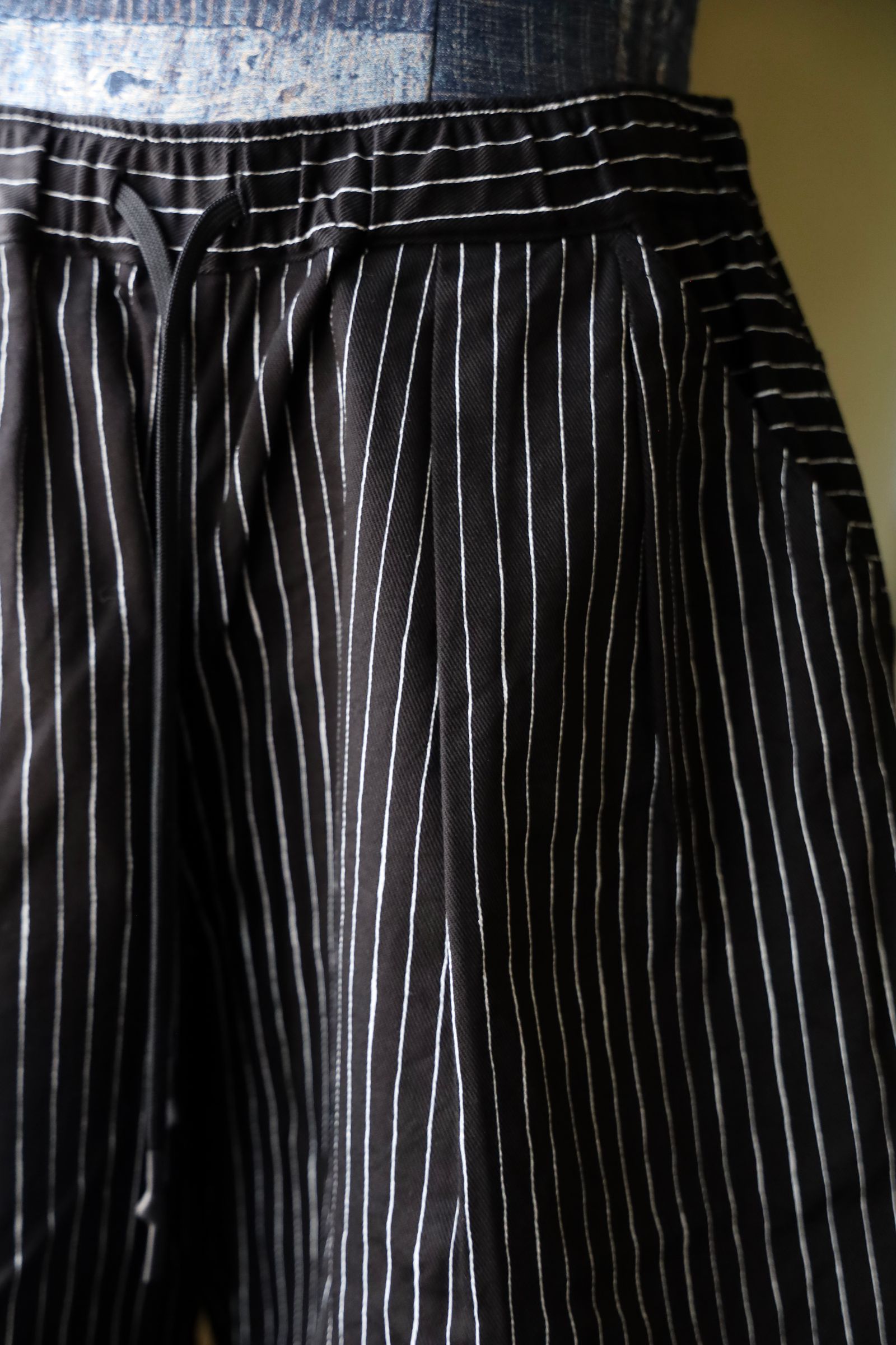 S.F.C 25SS エスエフシー STRIPE PAINTER SHORTS(SFCSS25P07)Black-White