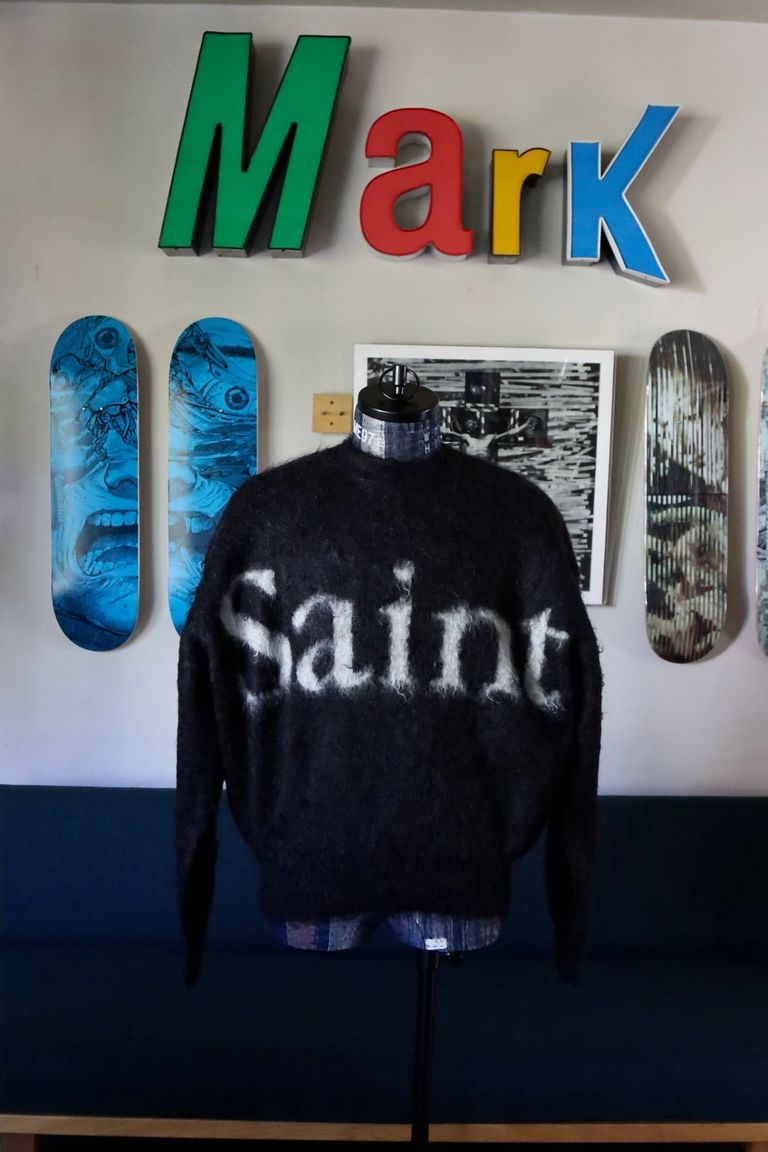 SAINT M×××××× - セントマイケル 23AWニット SAINT CREW NECK KNIT(SM 