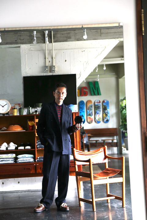 A.PRESSE Two Tack Trousers(21AAP-04-01M)NAVY STYLE※8月21日発売