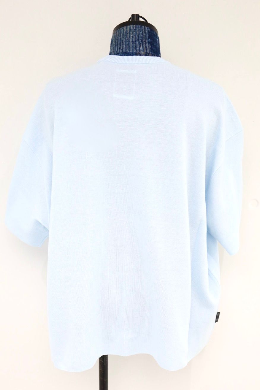 S.F.C 26SS エスエフシー SUPER BIG SS COTION KNT TEE(SFCSS26KN03)Aqua Blue☆3月20日(金)発売！