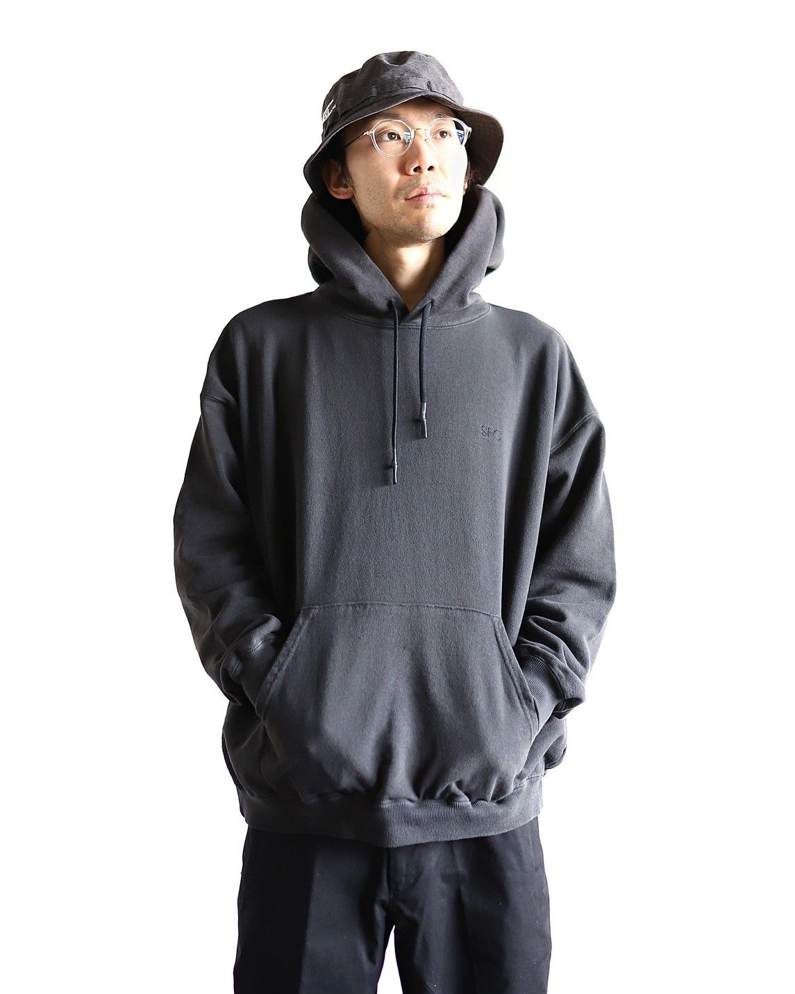 S.F.C 24SS SFC HOODIE (SFCSS24CS01)Washed Black