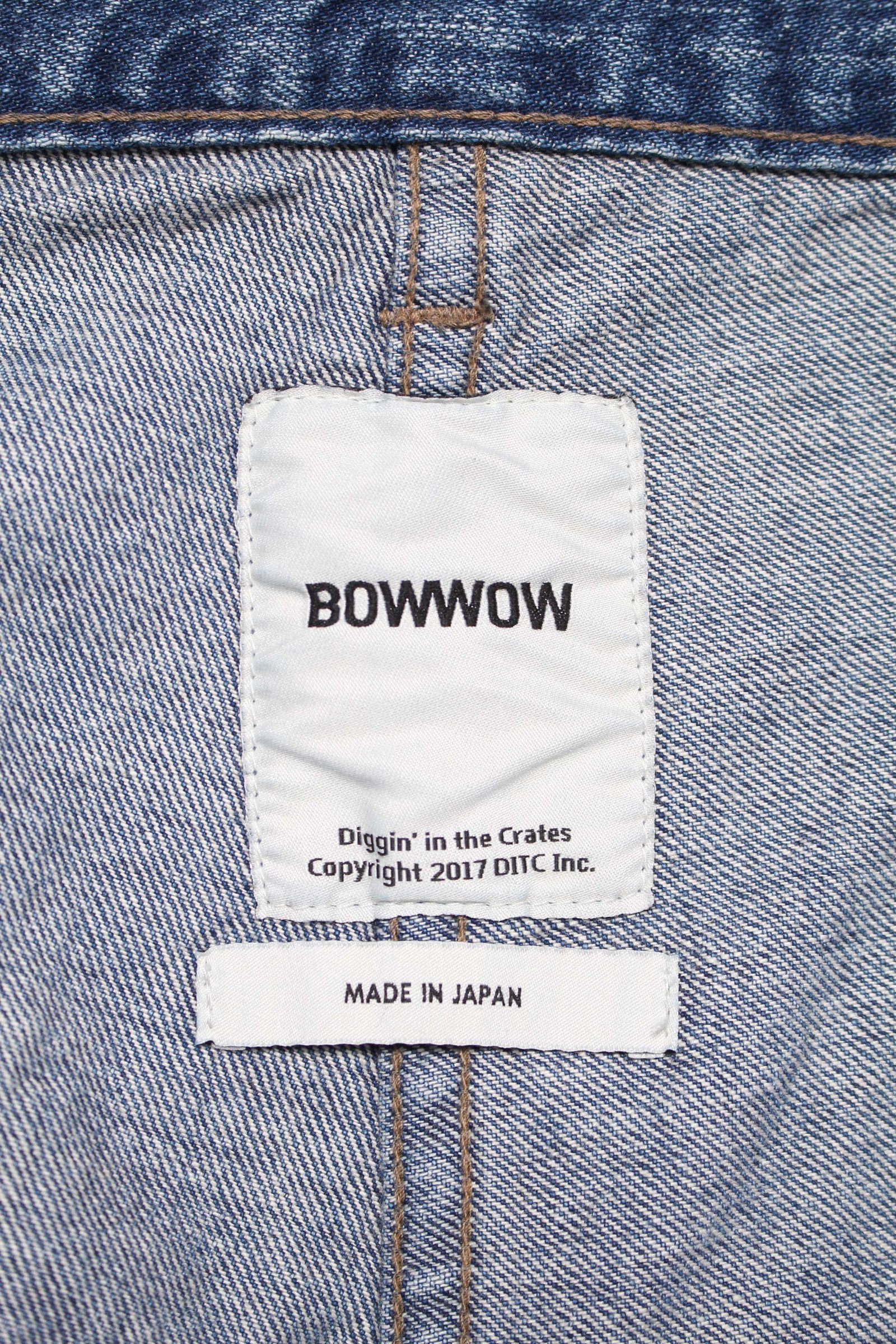 BOW WOW バウワウ  M-44 DENIM TROUSERS(BW252-M4DT)AGED INDIGO
