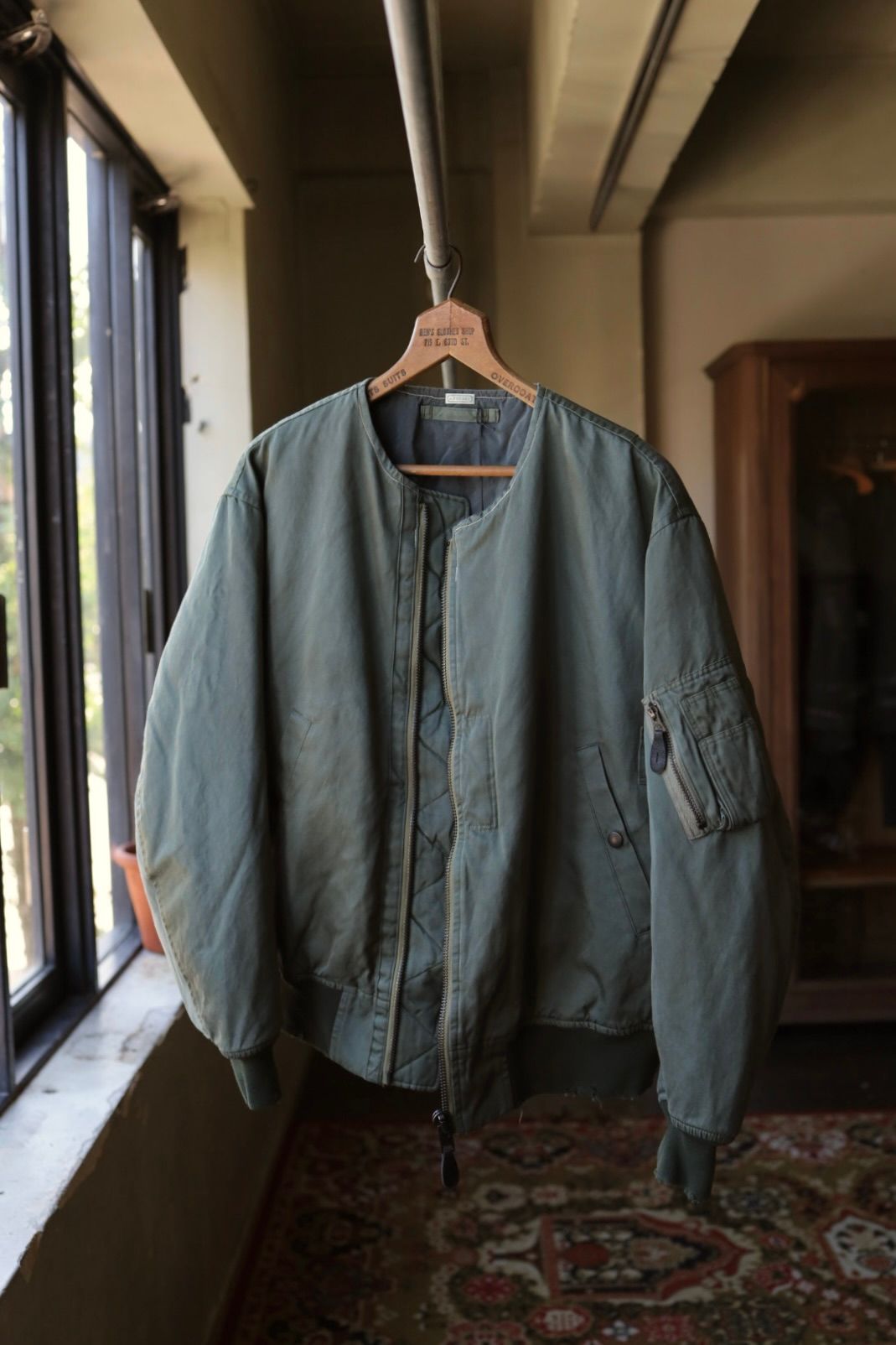 アプレッセ 2025 STYLE2 Vintage Silk Flight Custom Jacket(25AAP-01-28)SAGE☆10月25日(土)発売!