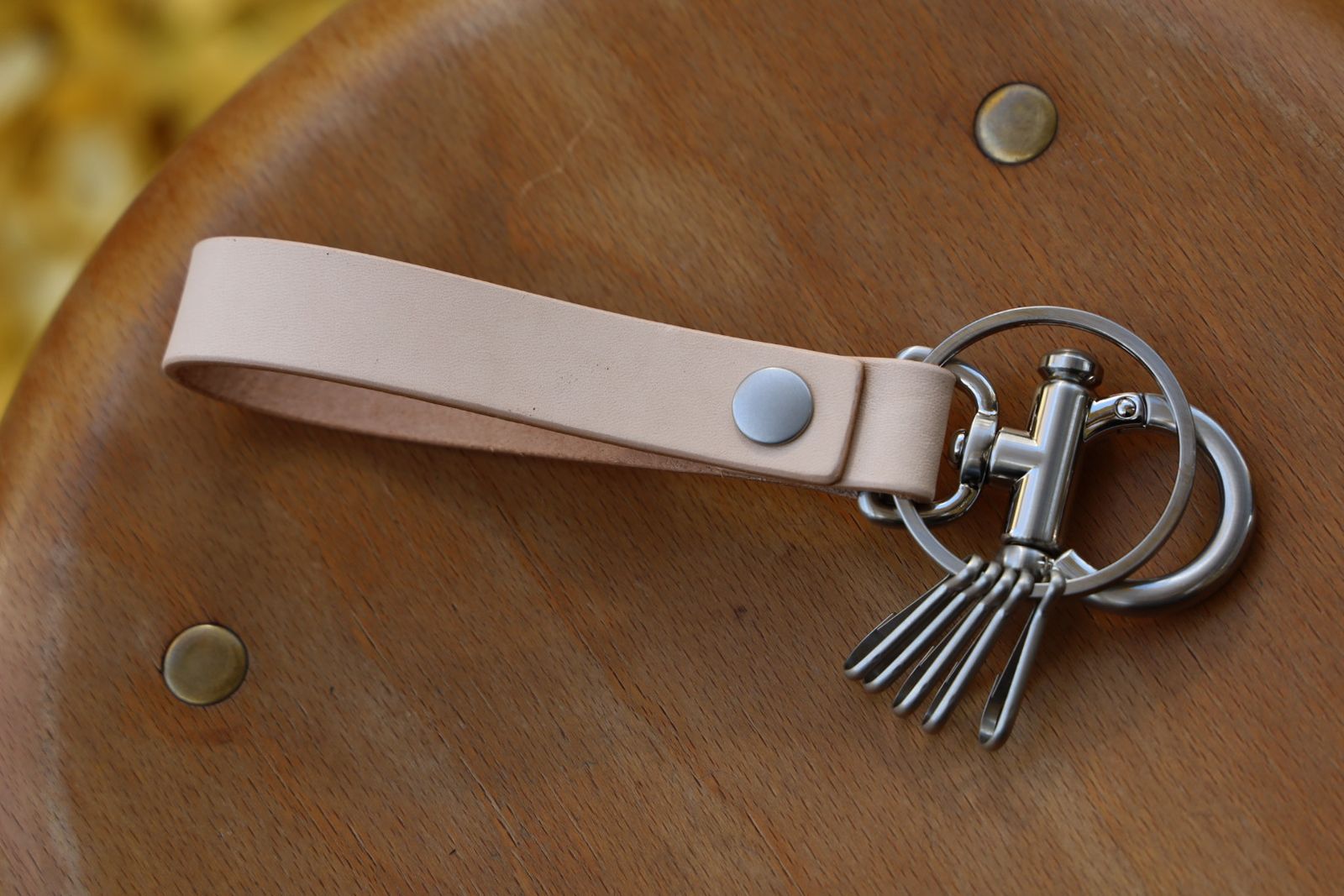 エンダースキーマ キーホルダー  key flock(qn-rc-kha)natural☆12月6日(土)発売！