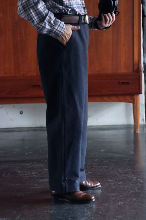 アプレッセ22FW Motorcycle Trousers"NAVY"スタイル
