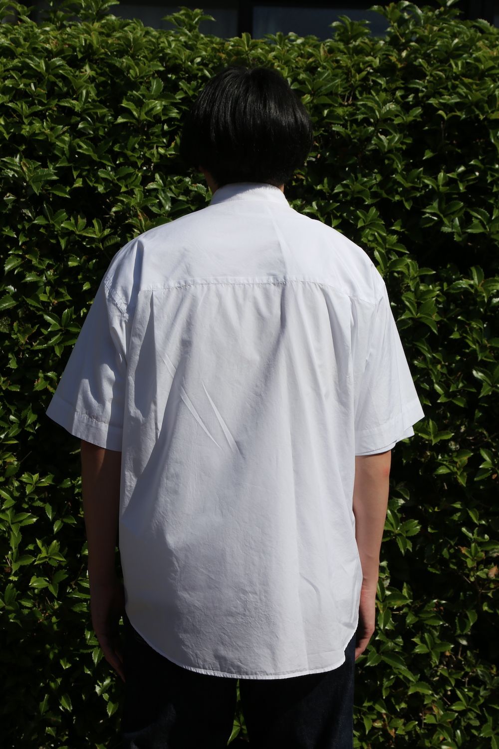 Graphpaper Broad Oversized S/S Regular Collar Shirt(GM212-50625B) style.2021.5.22