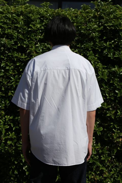 Graphpaper Broad Oversized S/S Regular Collar Shirt(GM212-50625B) style.2021.5.22