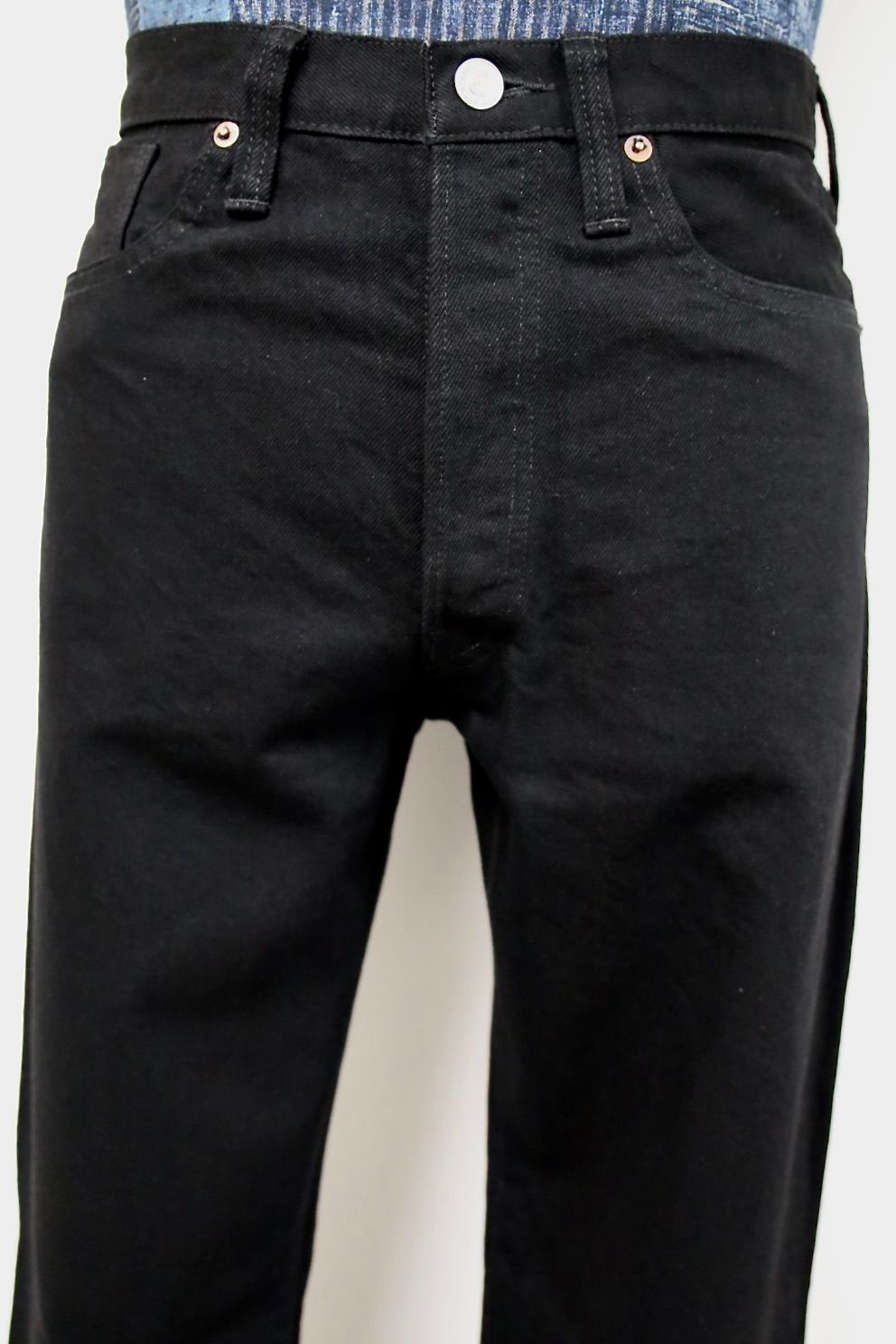 セントマイケル 26SS BLACK DENIM PANTS/STRAIGHT (SM-MK8-0000-077)