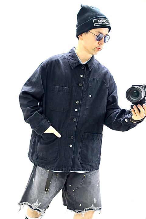 COMME des GARCONS HOMME 26SS 製品加工リバーシブルカバーオールスタイル