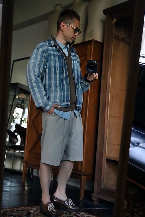 A.PRESSE 2026 STYLE1 Vintage Chino Shortsスタイル