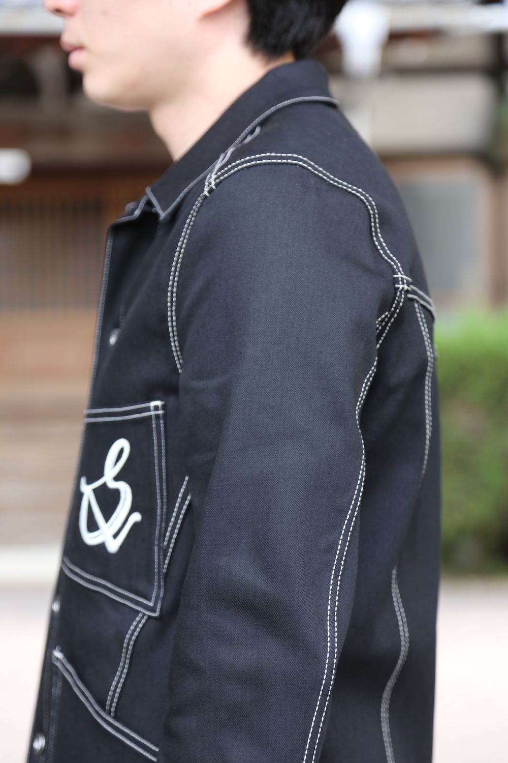 数々の賞を受賞 sulvam 21ss slim denim jacket BLACK abamedyc.com