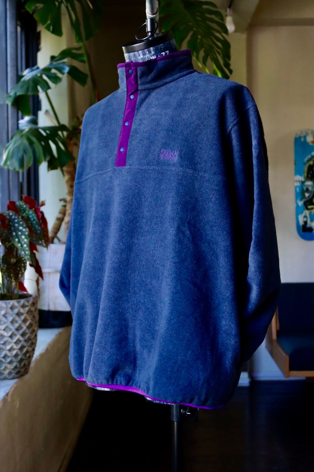 セダンオールパーパスFW23 Fleece Snap Pullover (SD23F-CT07)Navy