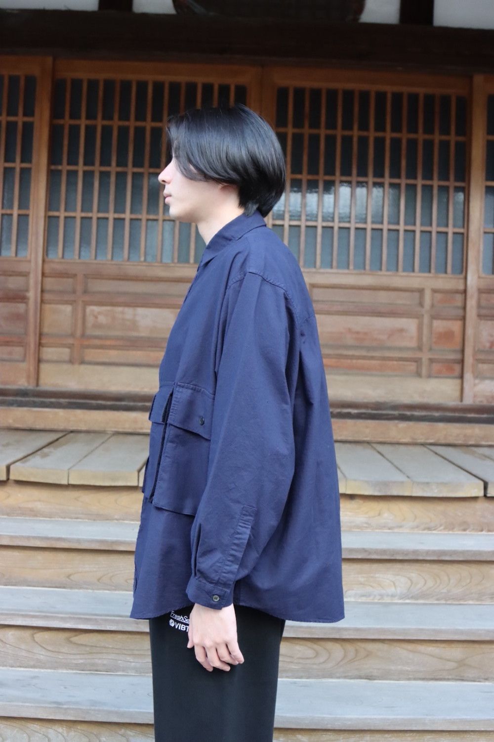 FreshService OXFORD FLAP POCKET L/S SHIRT(FSW-21-SH_66